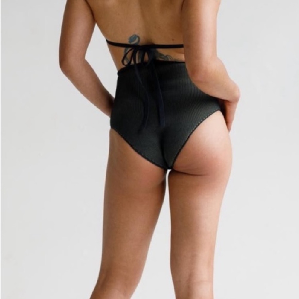 Arq swim suit bottom high waist cheeky XL black